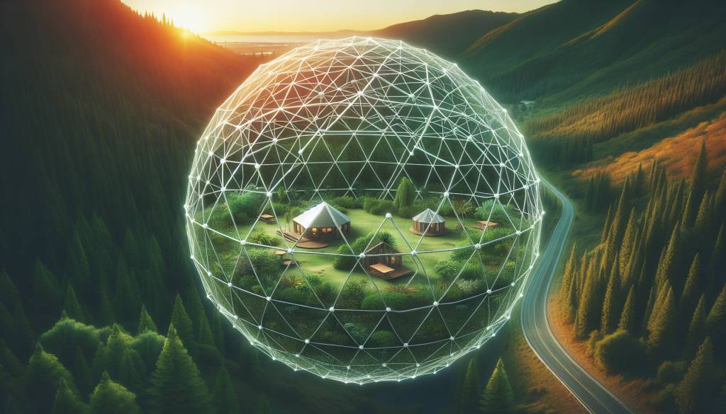 Construire un dôme géodésique innovation en matière d