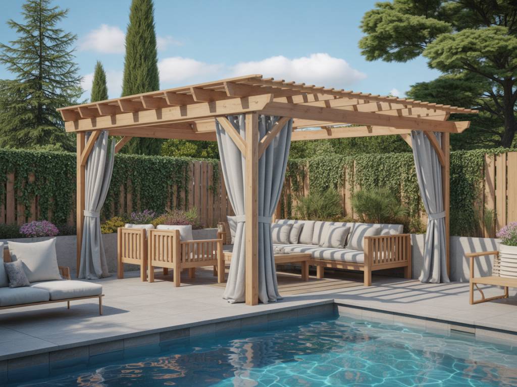 Pergola pour piscine hors sol : conseils de charpentier pour choisir une structure durable et esthétique